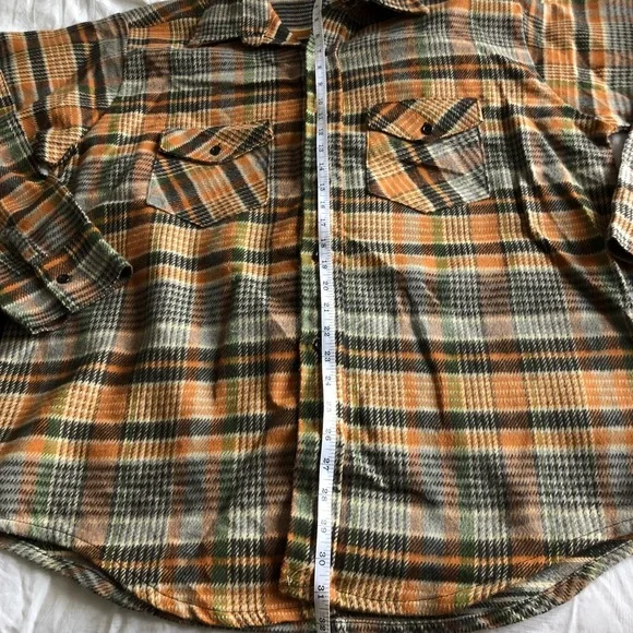 Vintage Frostproof Plaid Cotton Flannel Button Down Shirt Shacket - Picture 10 of 11
